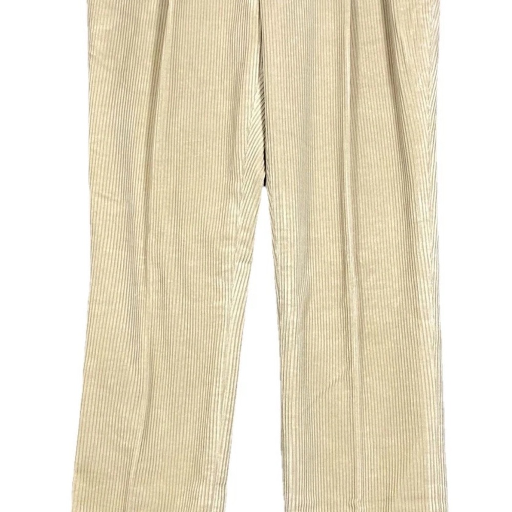 Men's Beige Corduroy Trousers